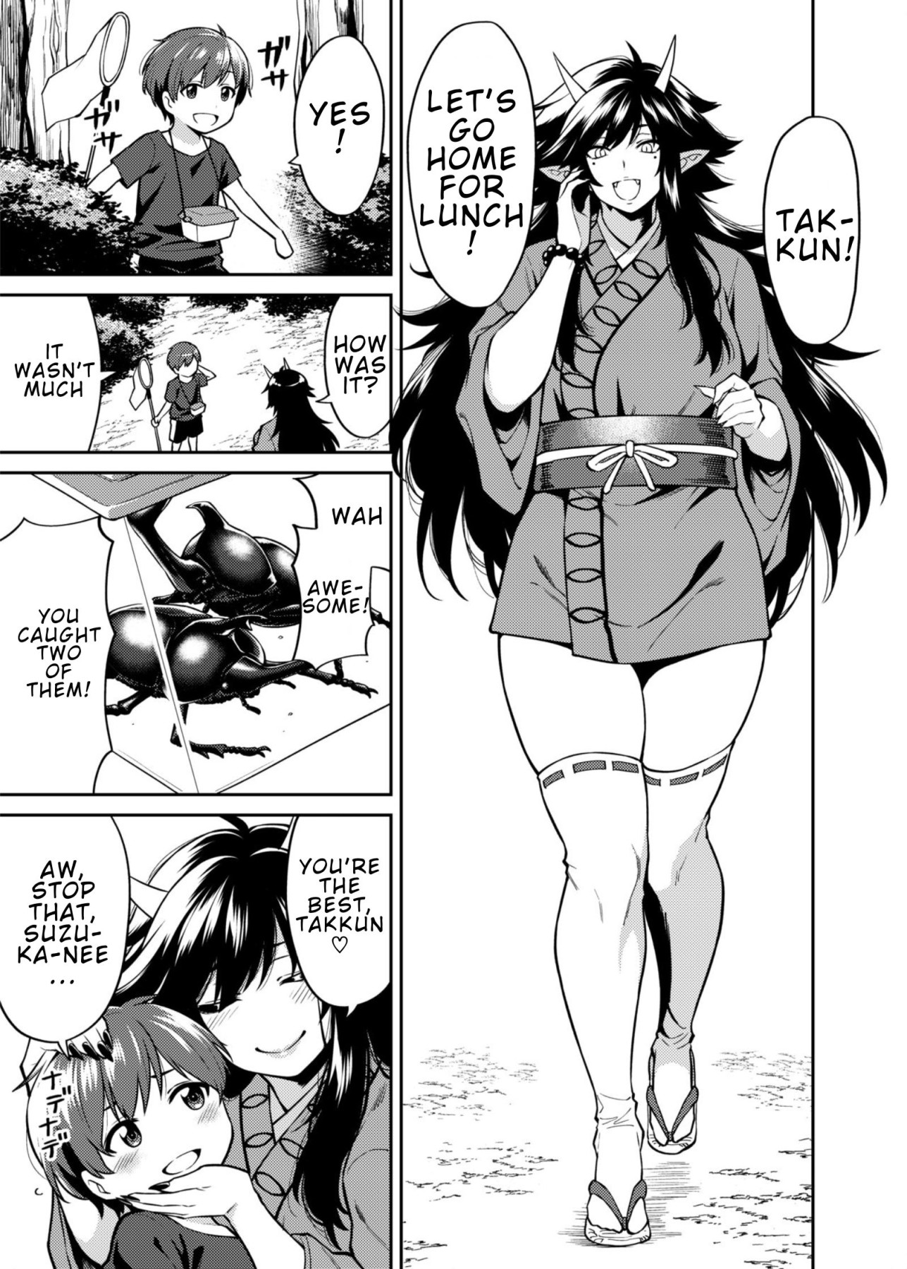 Hentai Manga Comic-Takkun and the Fox Onee-san-Read-4